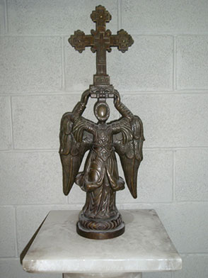 San Miguel de Aralar en bronce